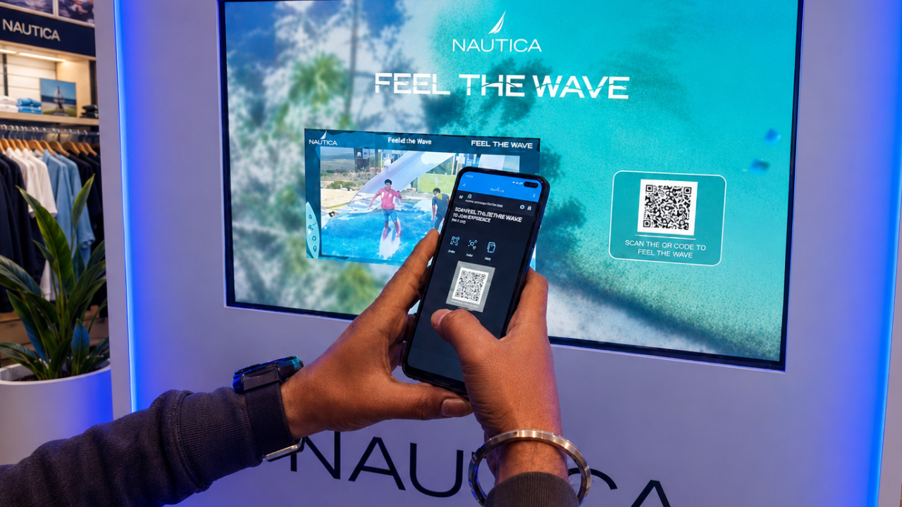 Qr-code experience in mobile phone